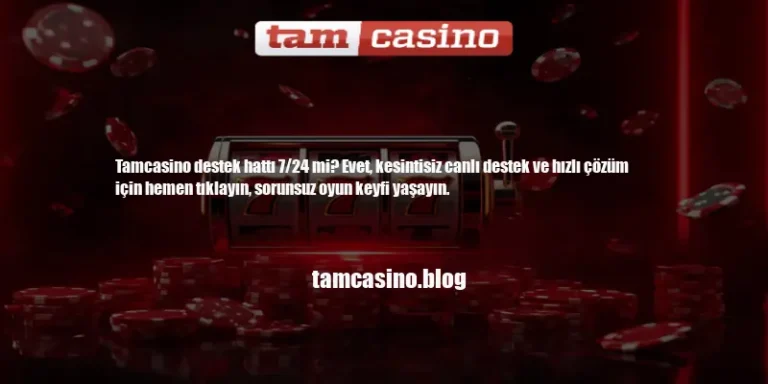 Tamcasino Destek Hattı 7/24 Mi